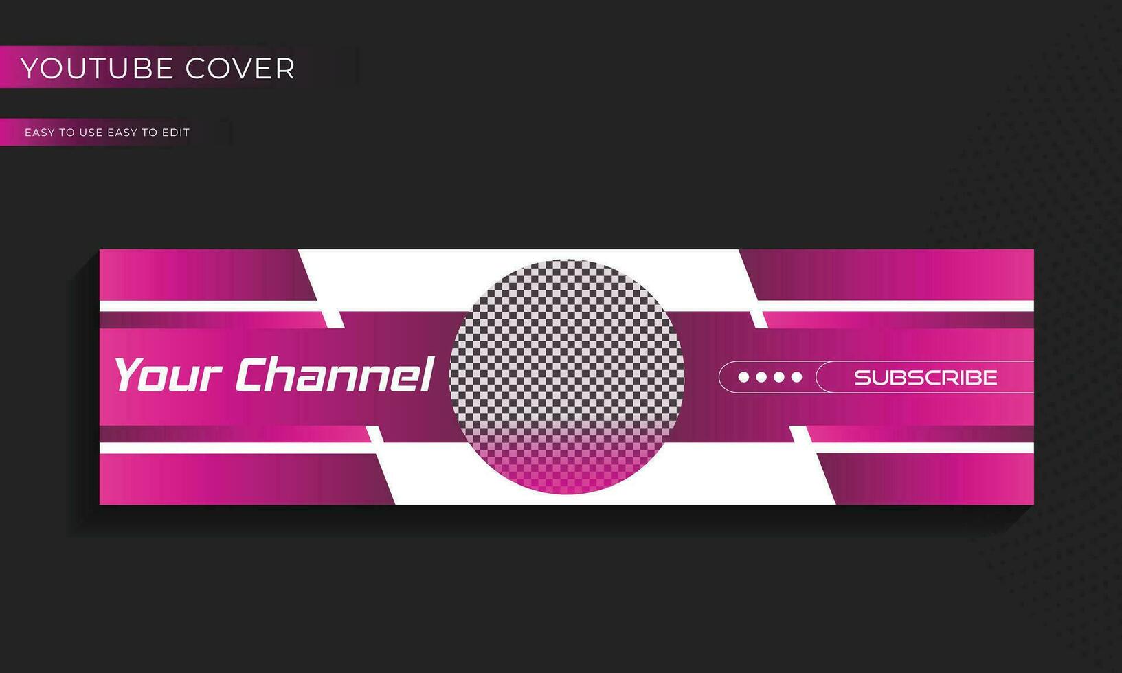 Social media banner design template vector