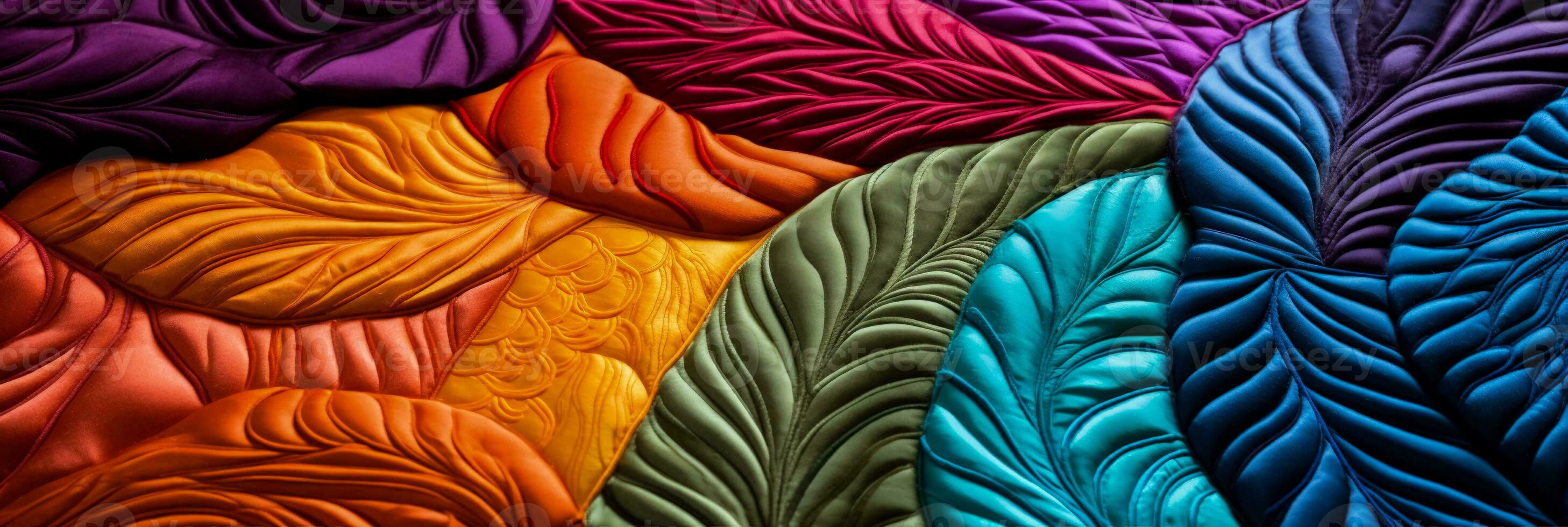 extremo cerca UPS de elaborar acolchado patrones en diverso textil antecedentes foto