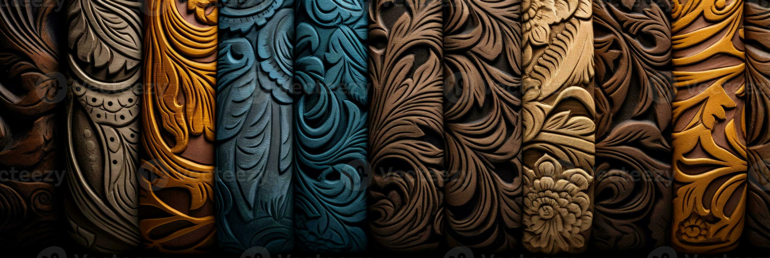 High resolution images showcasing detailed jacquard woven designs on textile backgrounds photo