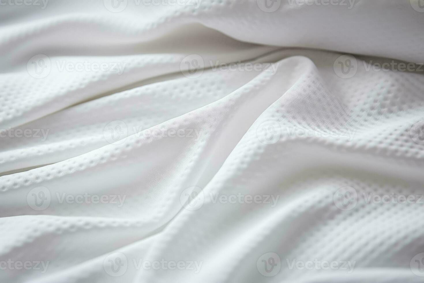 Close up photography capturing the subtle thread count in cotton textures photo