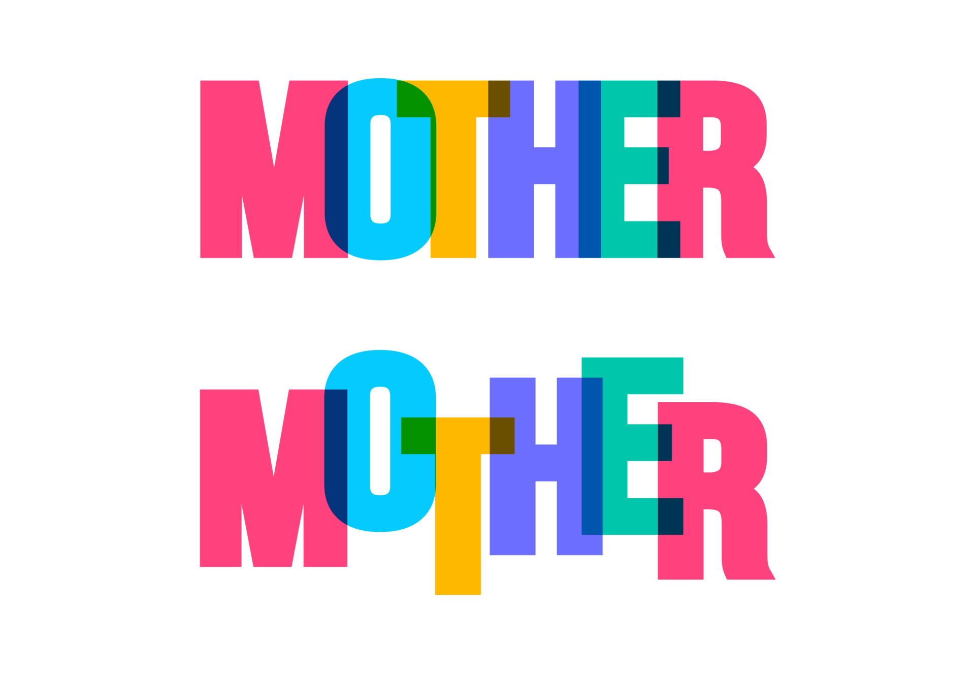 Mother Colorful Lettering Text Font Typography Png Banner Design mother-colorful-lettering-text-font-typography-png-banner-design