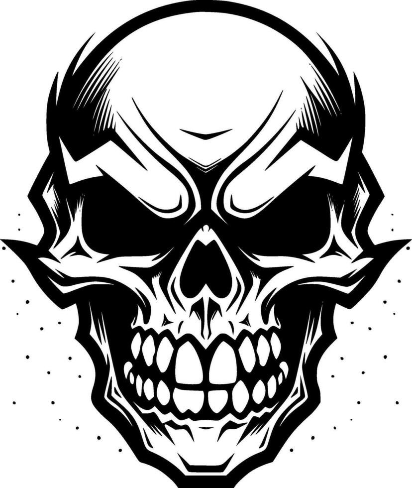 Skull - High Quality Vector Logo - Vector illustration ideal for T-shirt graphic