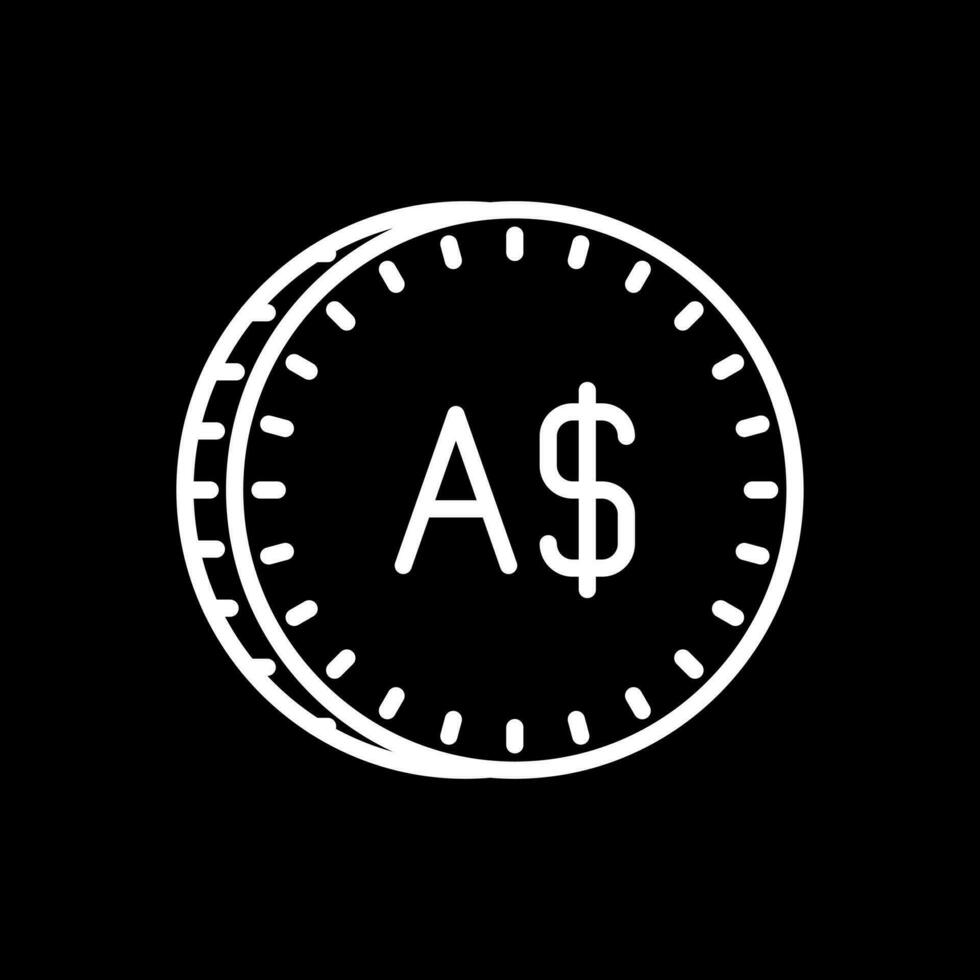 Australian Dollar Vector Icon Design