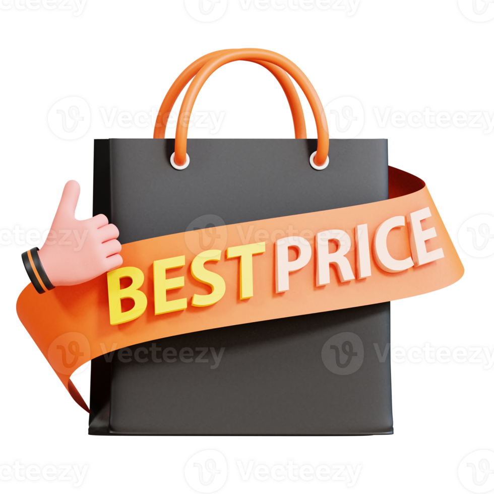 Discount Sale Text 3D Icon png