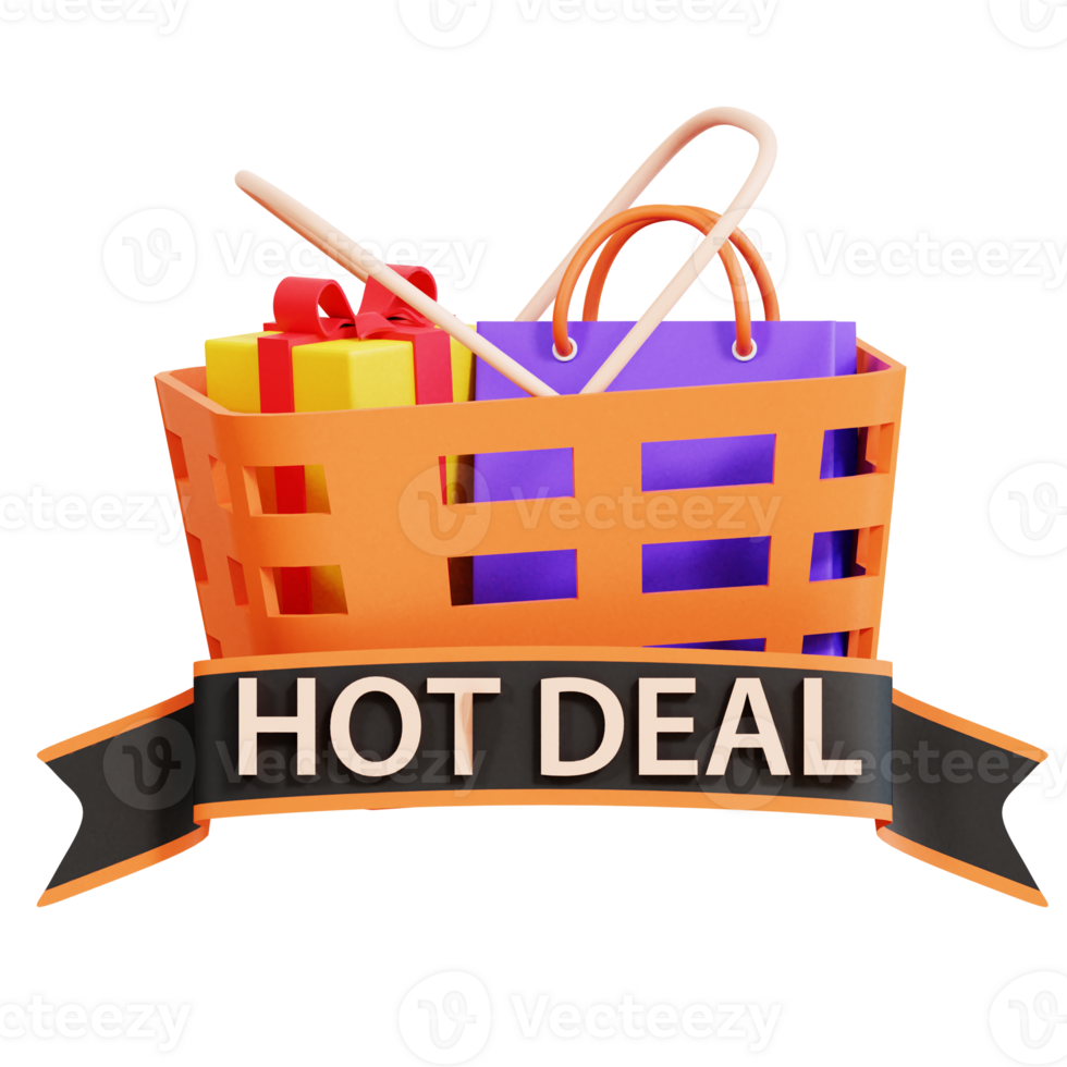 Discount Sale Text 3D Icon png