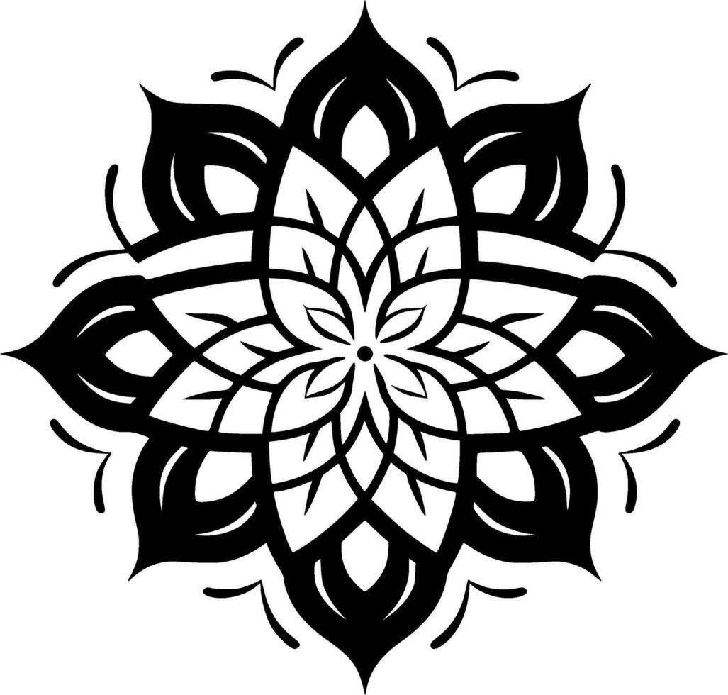 Mandala - High Quality Vector Logo - Vector illustration ideal for T-shirt graphic