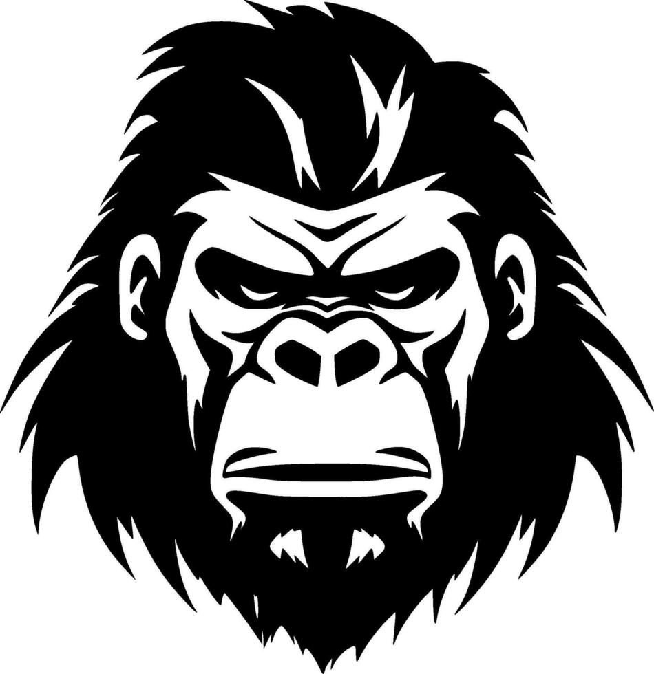 Gorilla - High Quality Vector Logo - Vector illustration ideal for T-shirt graphic