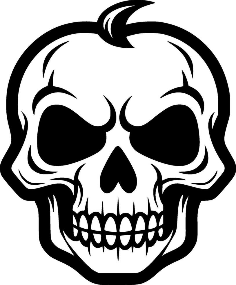 Halloween, Black and White Vector illustration