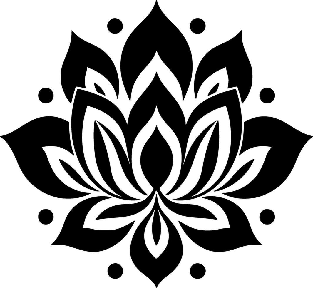 Flower - High Quality Vector Logo - Vector illustration ideal for T-shirt graphic
