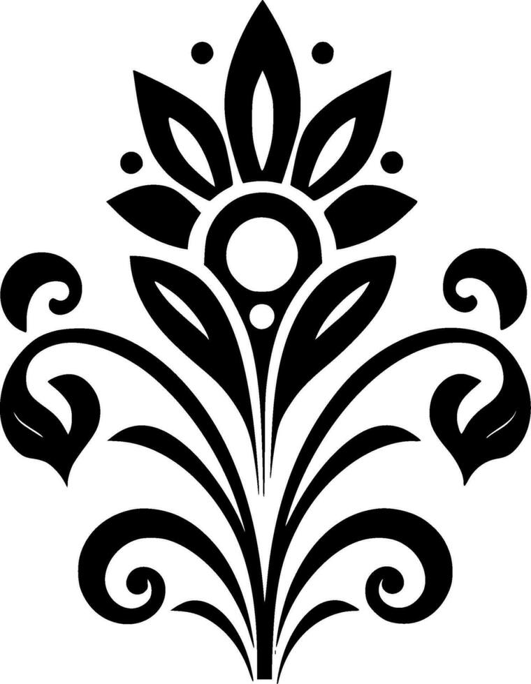 Flower - High Quality Vector Logo - Vector illustration ideal for T-shirt graphic
