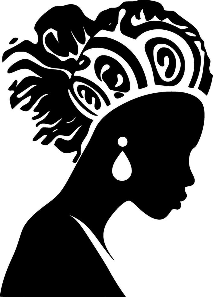 Africa, Minimalist and Simple Silhouette - Vector illustration