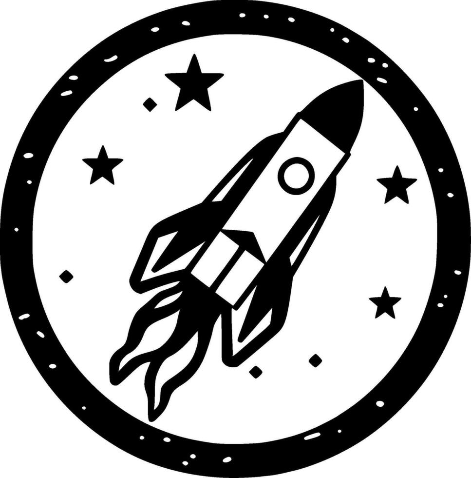 Rocket - High Quality Vector Logo - Vector illustration ideal for T-shirt graphic