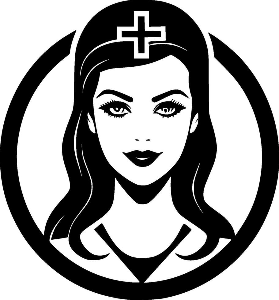 Nurse - High Quality Vector Logo - Vector illustration ideal for T-shirt graphic