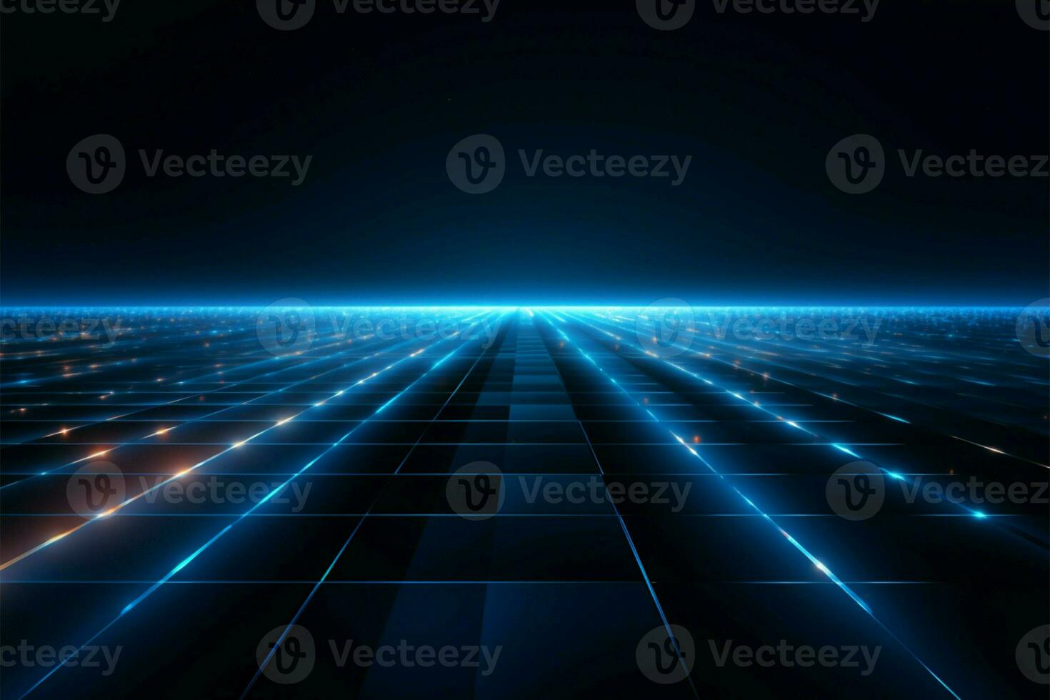 Abundant space for digital content on a navy blue lines background AI Generated photo