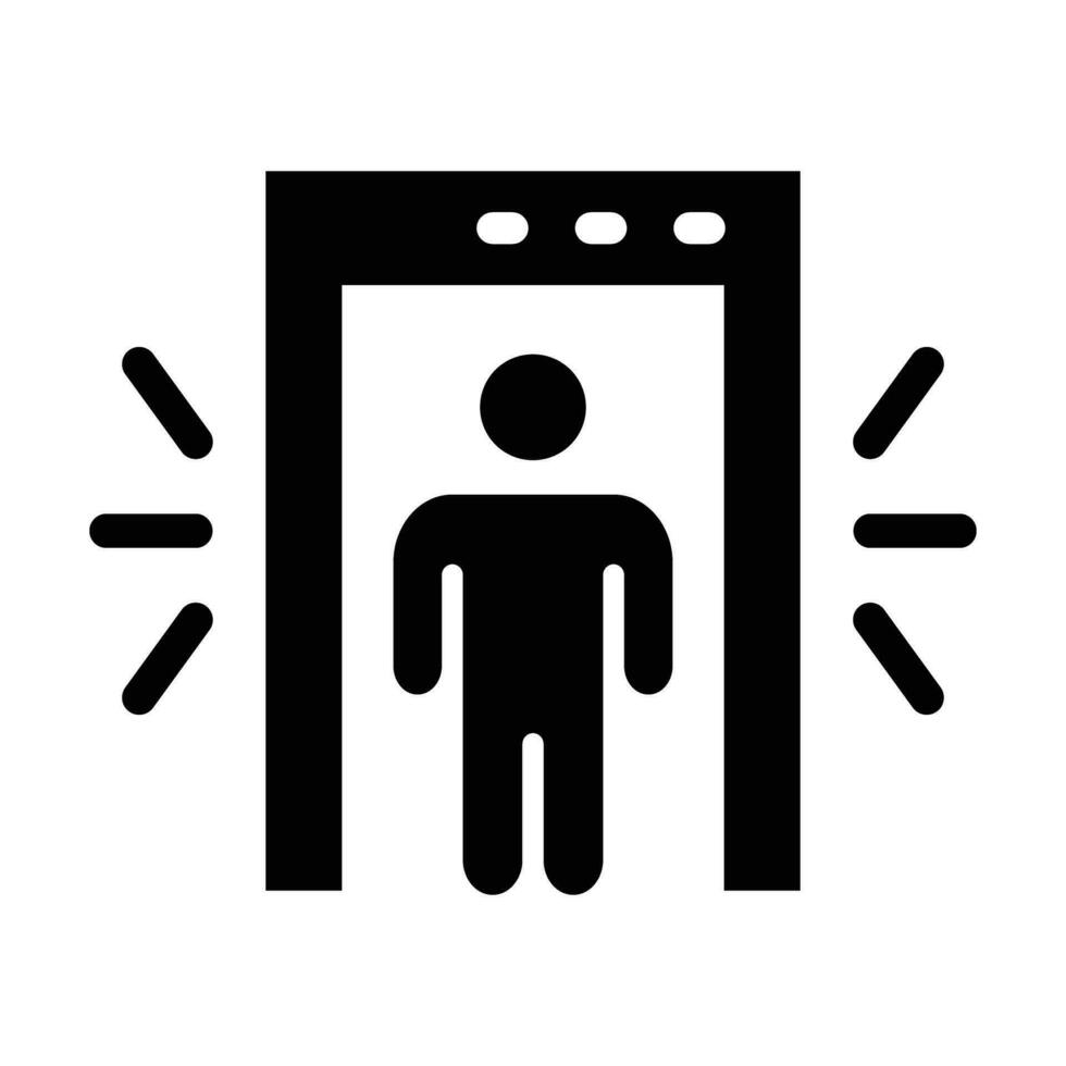 Detector Vector Glyph Icon For Personal And Commercial Use.