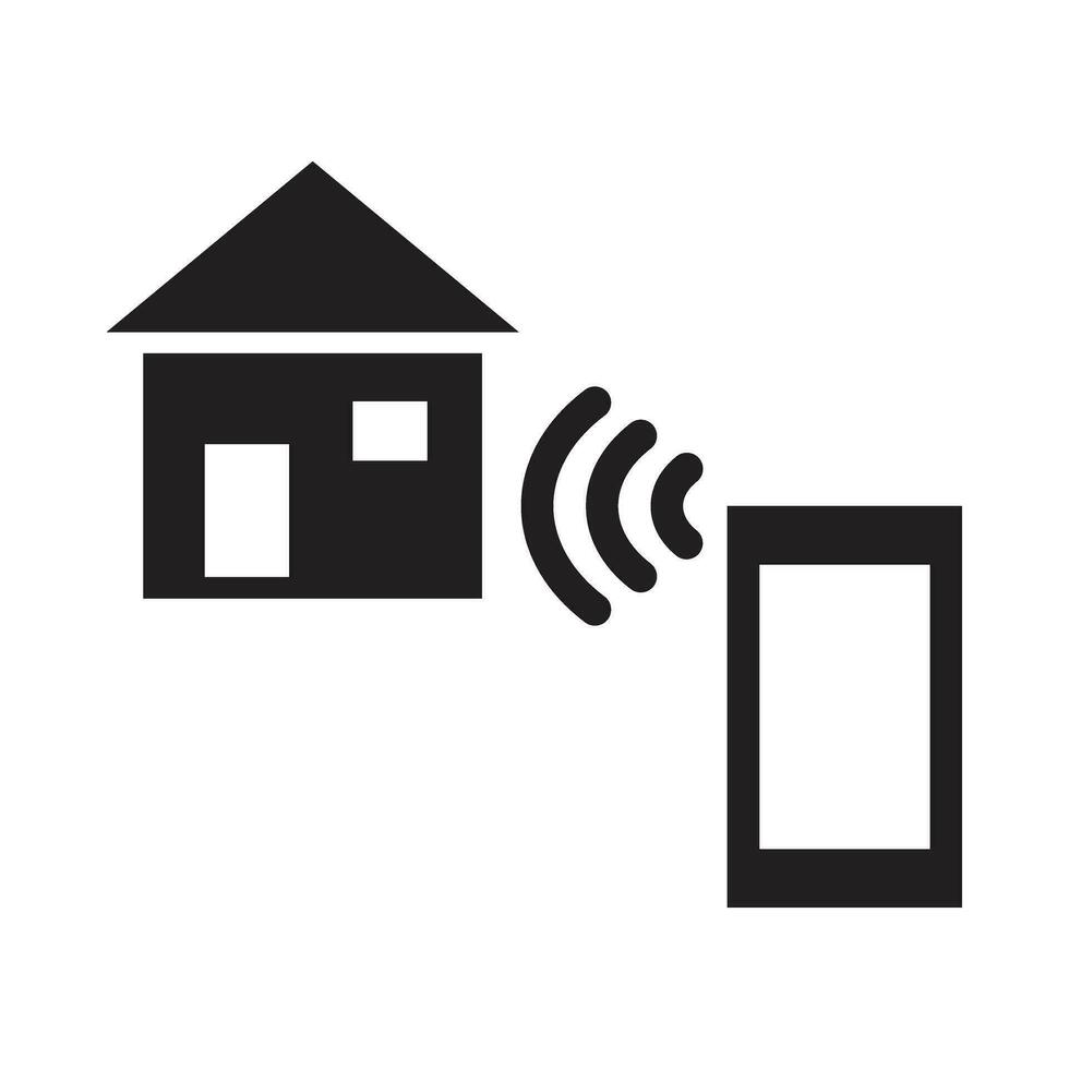 Home Automation Vector Glyph Icon For Personal And Commercial Use.