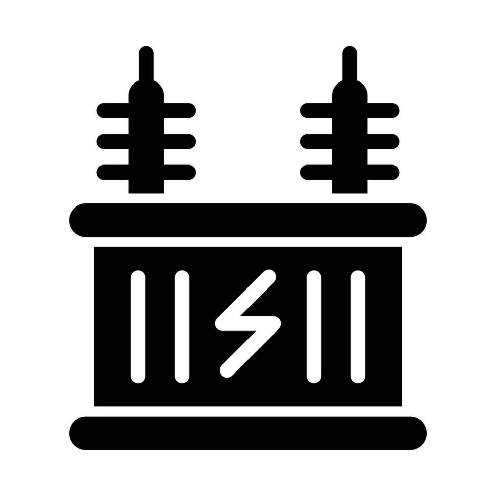 Transformer Vector Glyph Icon For Personal And Commercial Use.