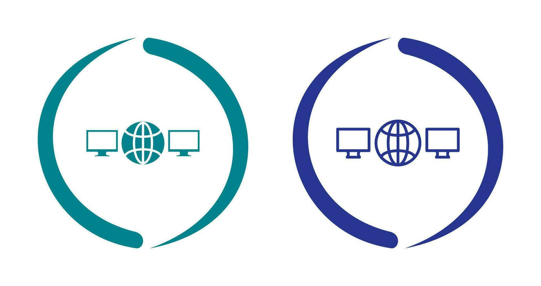 Unique Networks Vector Icon