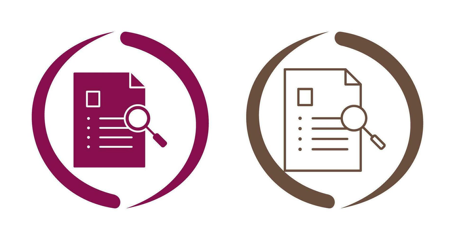 Unique Case Study Vector Icon