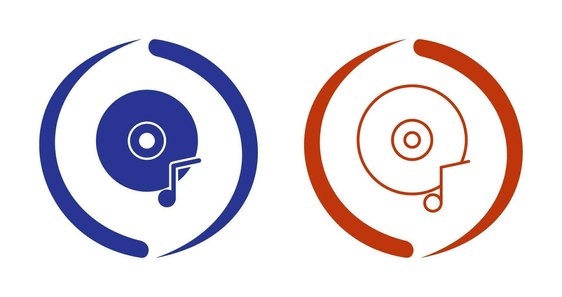 Music CD Vector Icon