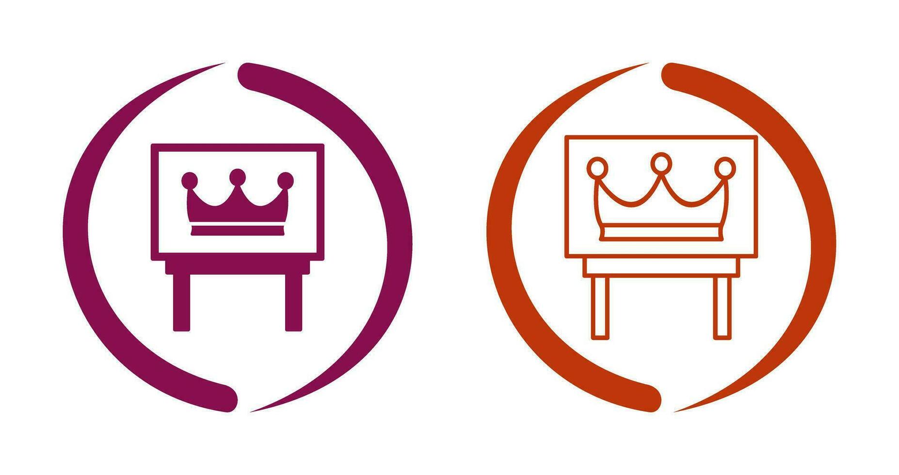 Crown Exhibit Vector Icon