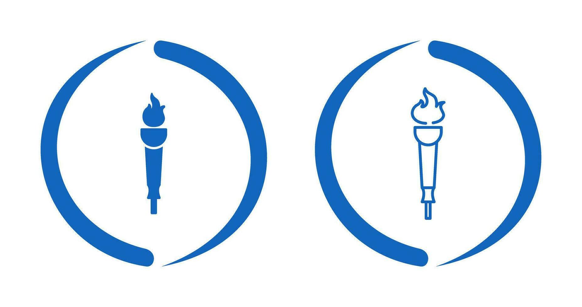 Museum Torch Vector Icon