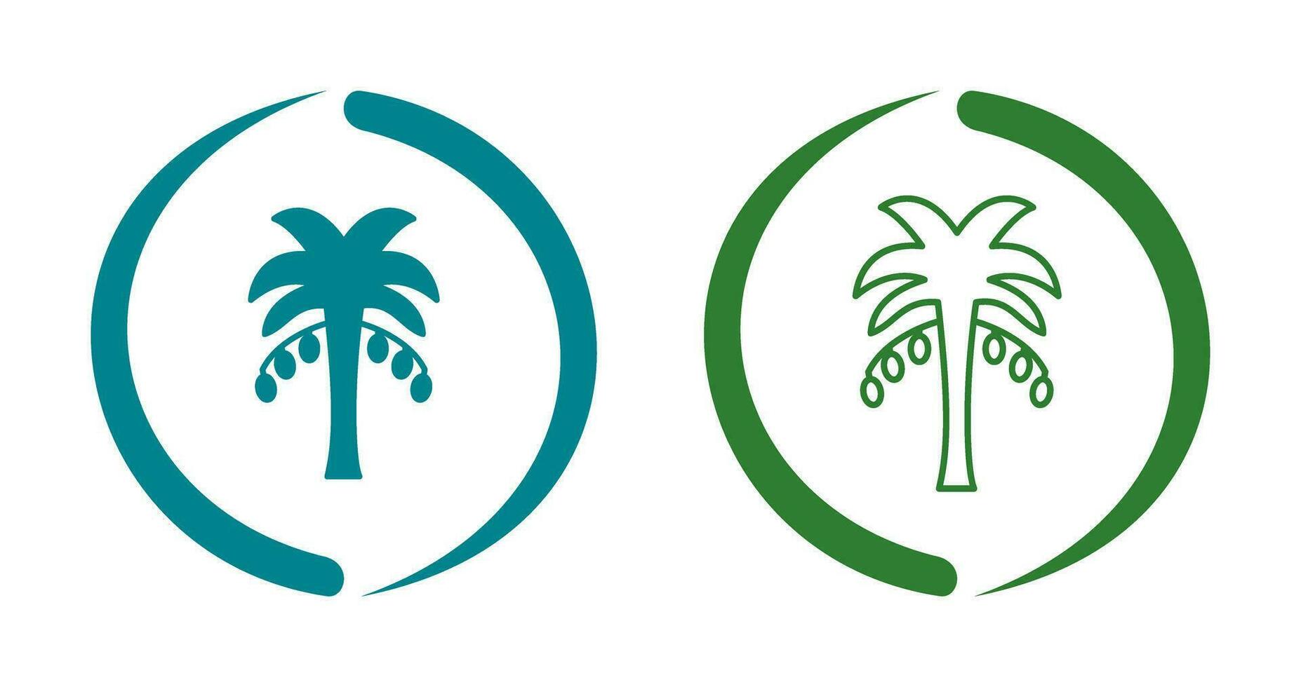 Coconut trees Vector Icon