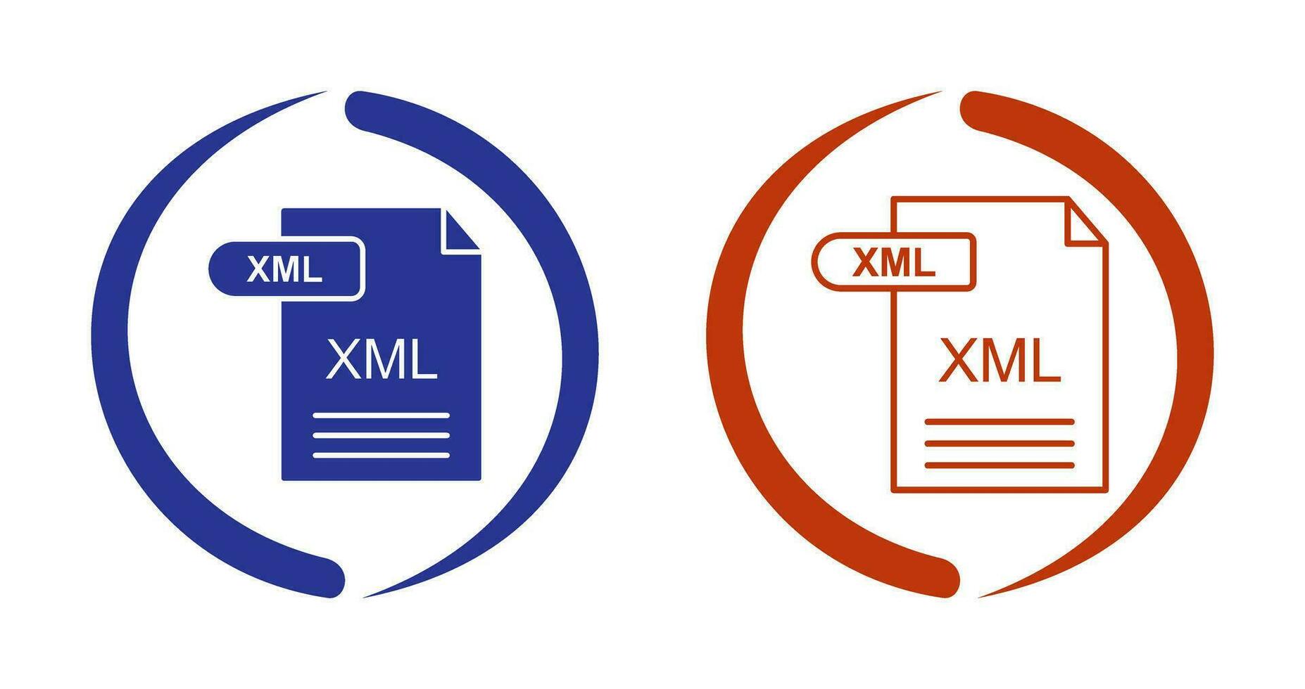 XML Vector Icon