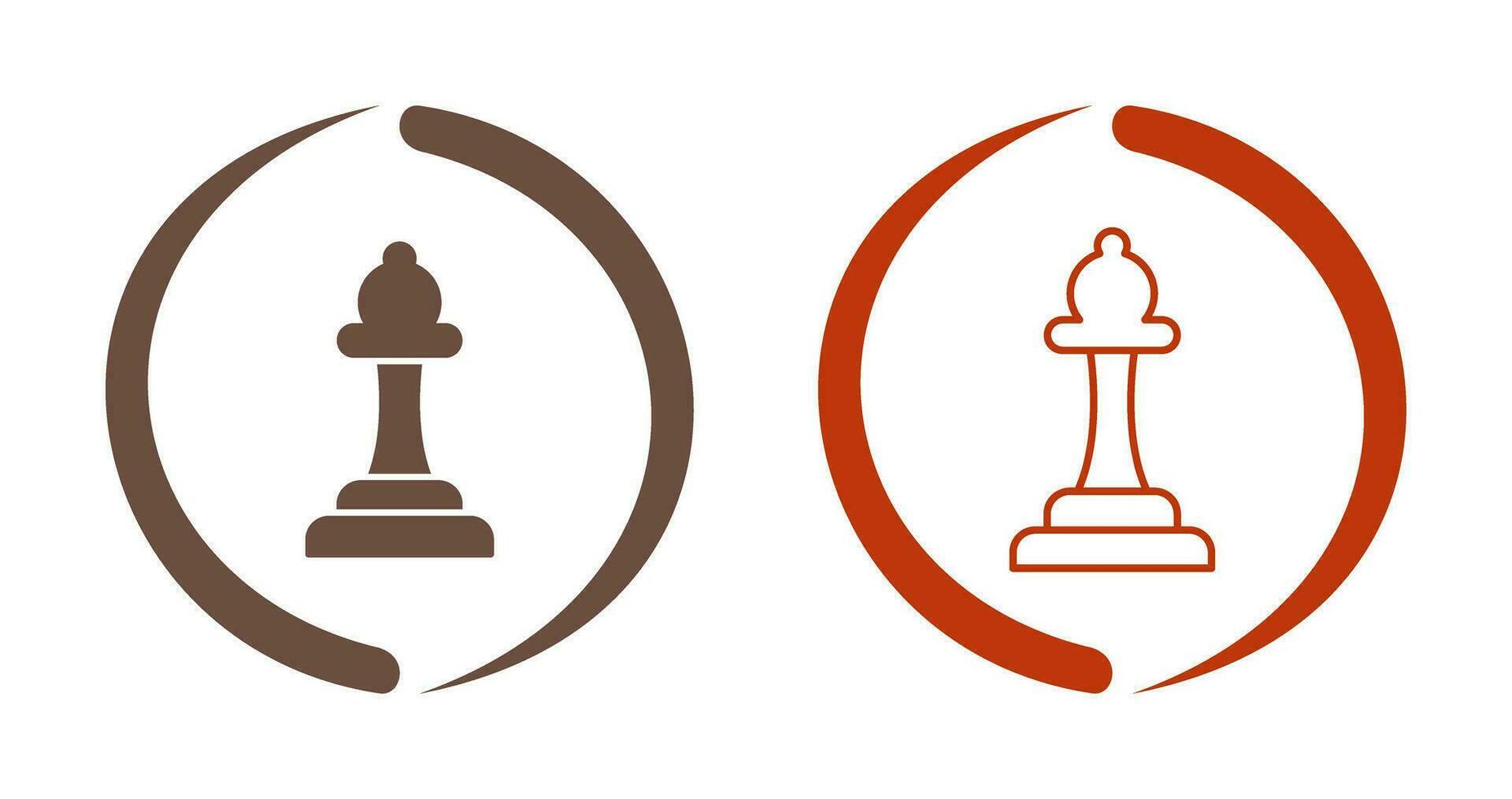 Unique Bishop Vector Icon