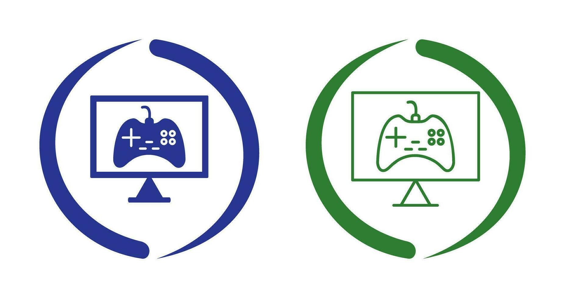 Unique Online Games Vector Icon