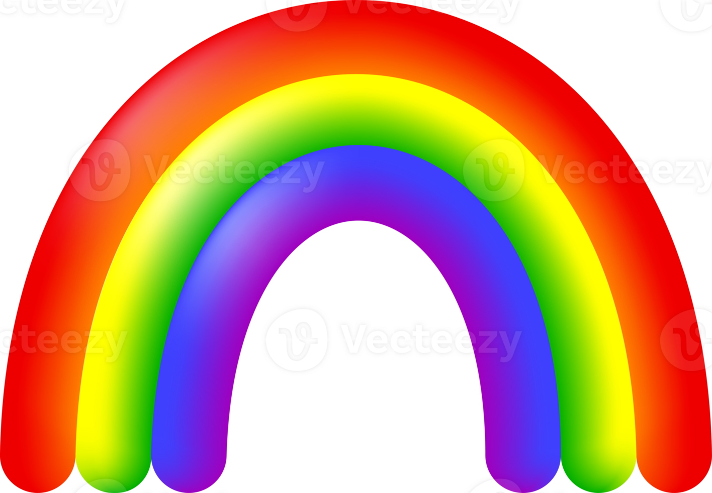 vistoso dibujos animados arco iris arco iris clipart. png