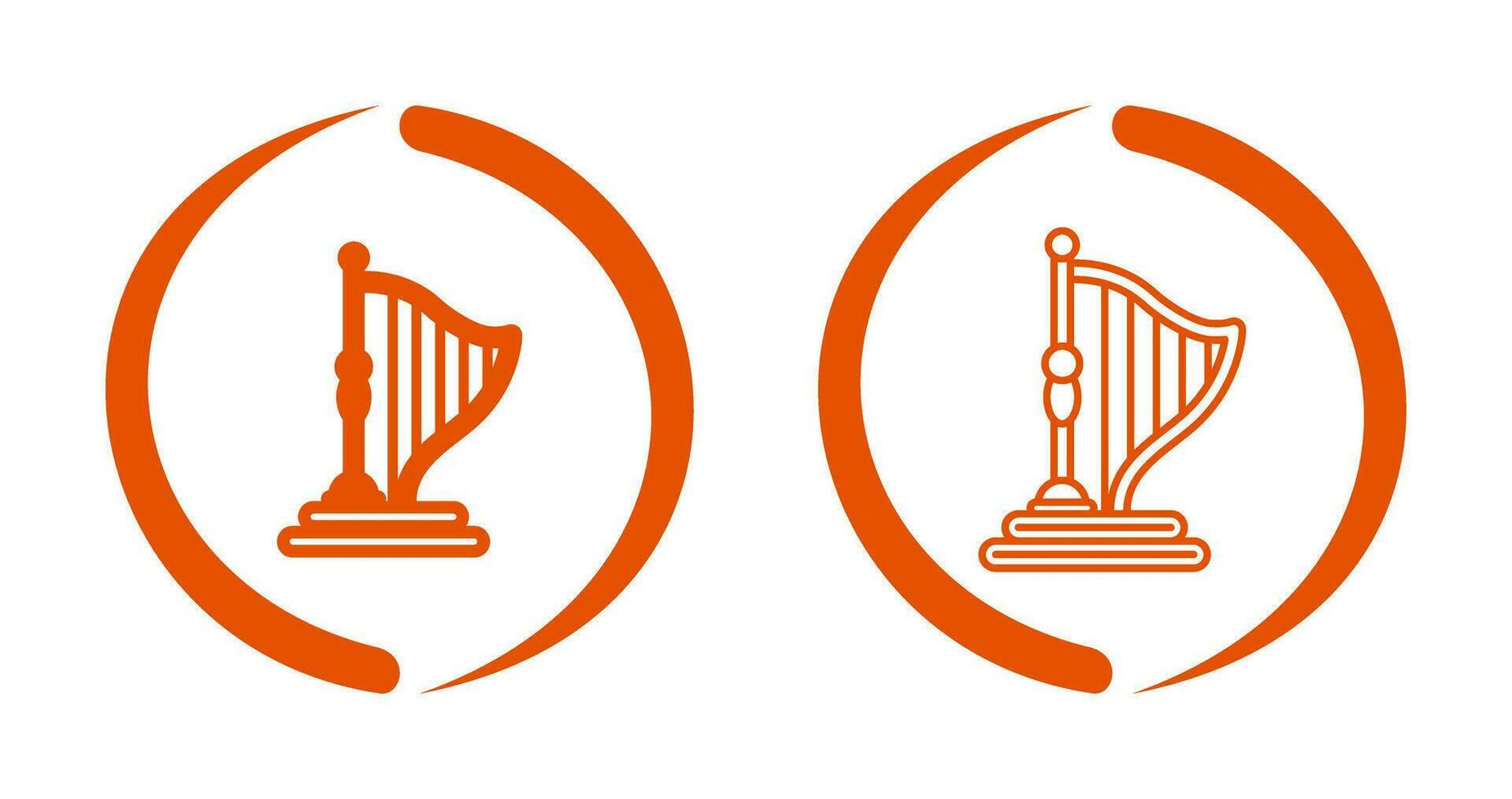 Harp Vector Icon