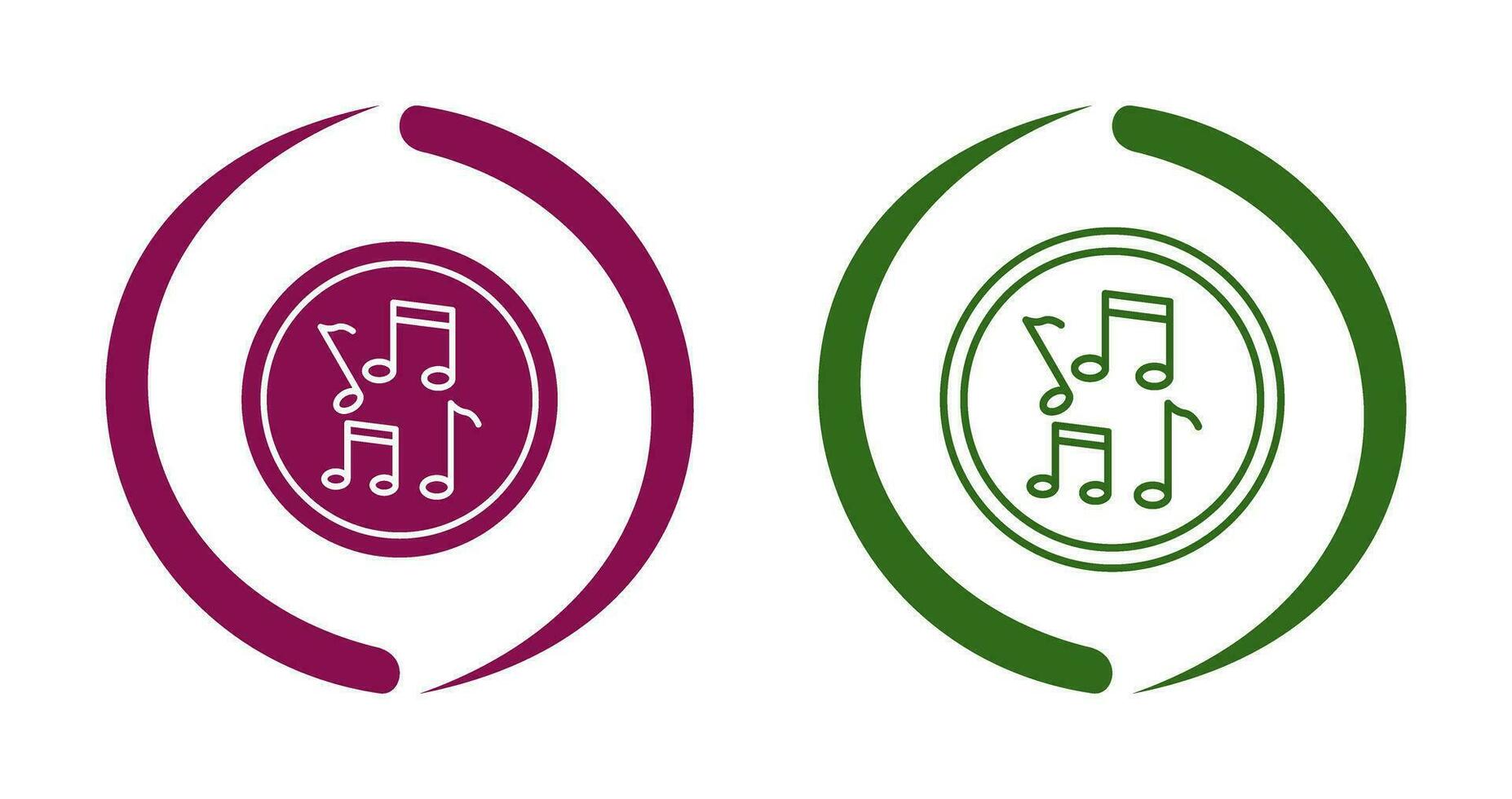 Musical Notes Vector Icon