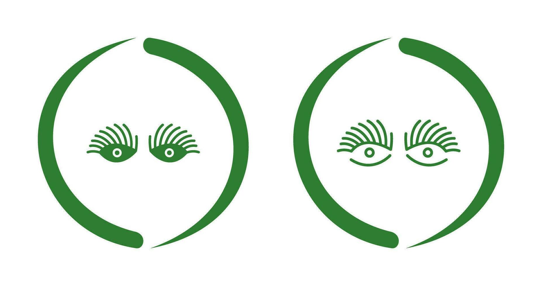 Longlashes Vector Icon