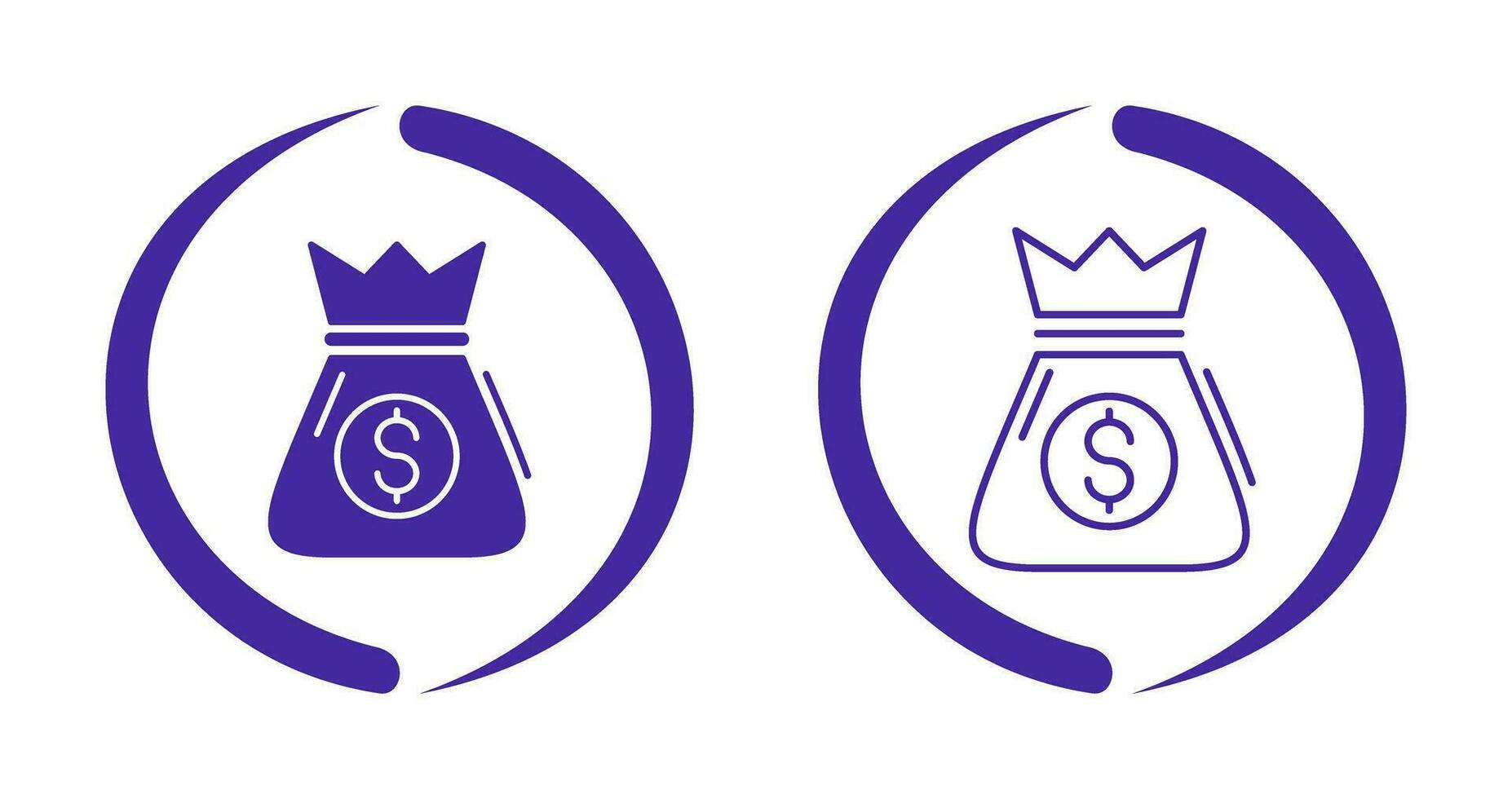 Money Bag Vector Icon