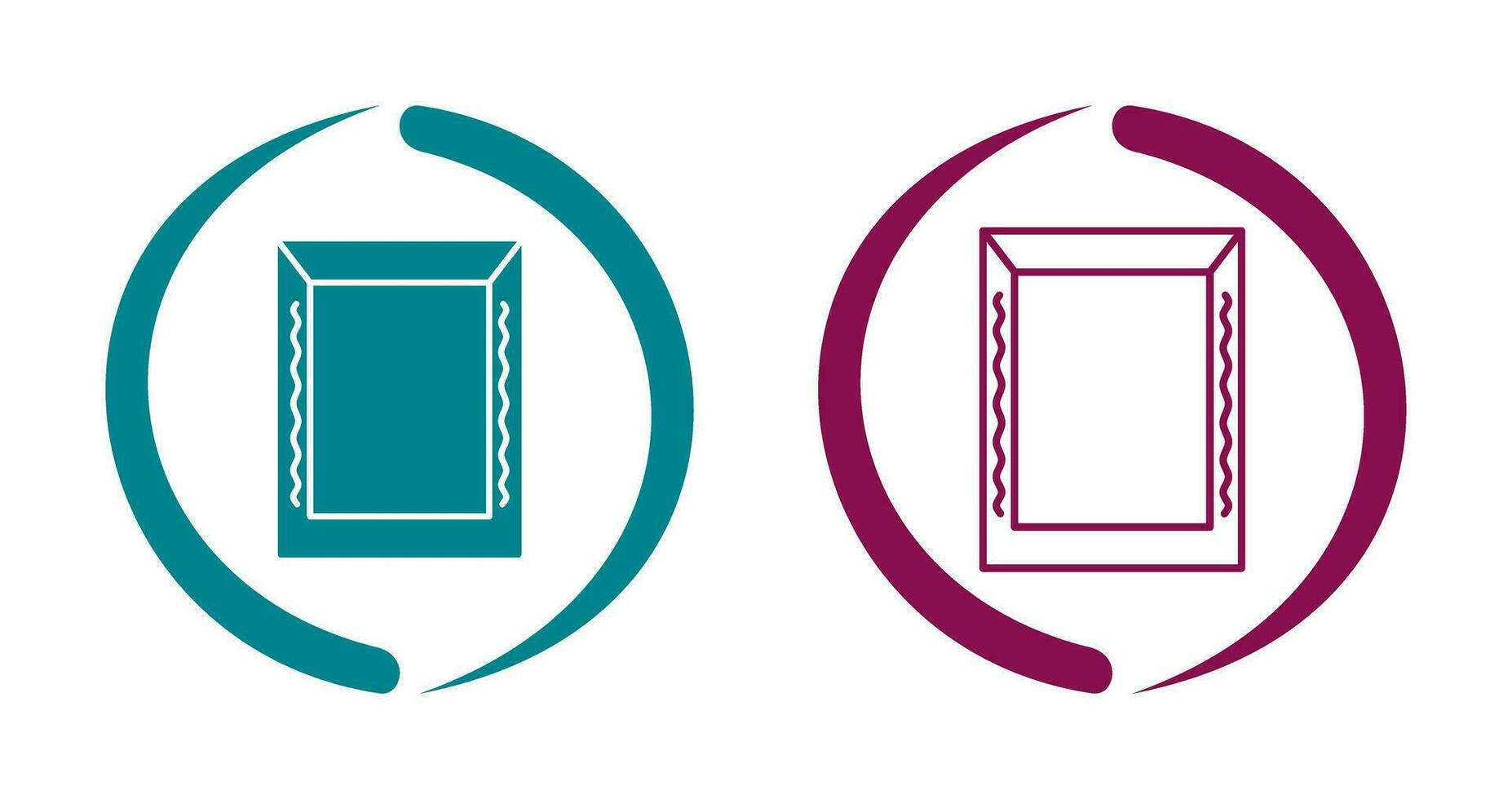 Unique Frame Vector Icon