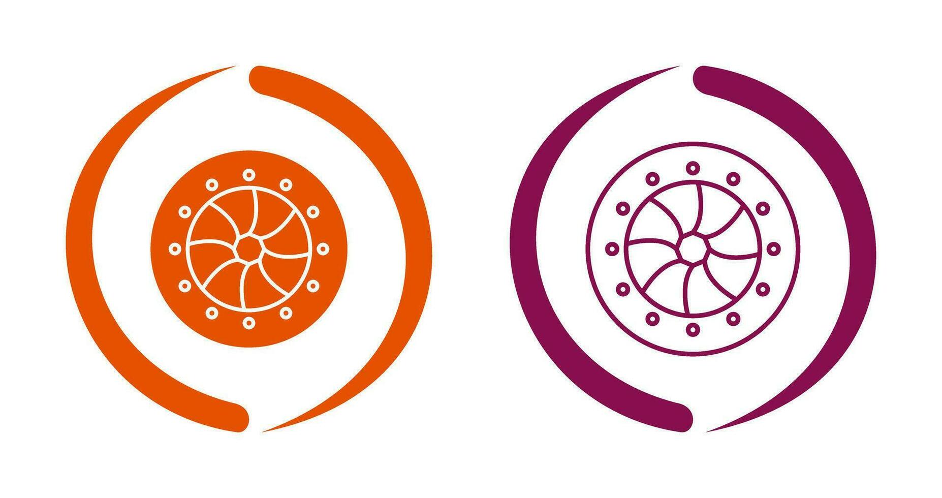 Unique Optical Diaphram Vector Icon