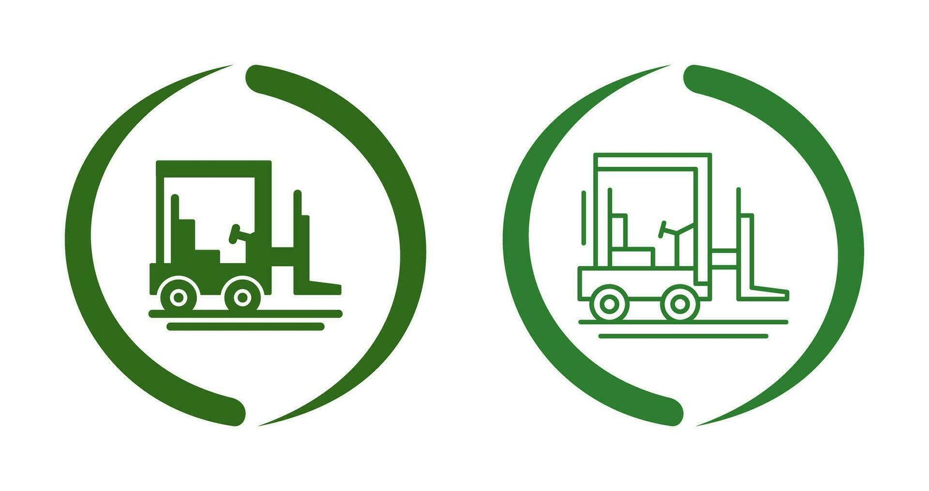 Forklift Vector Icon