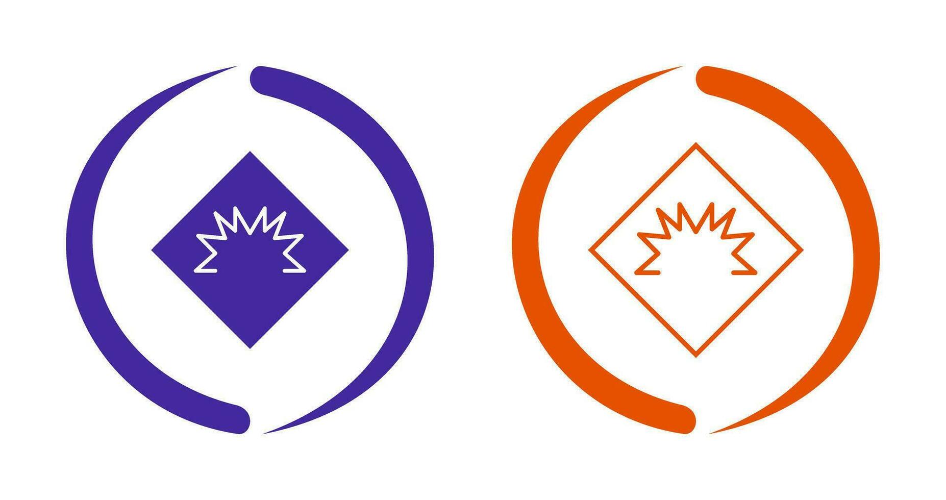 Danger of Welding Flash Vector Icon