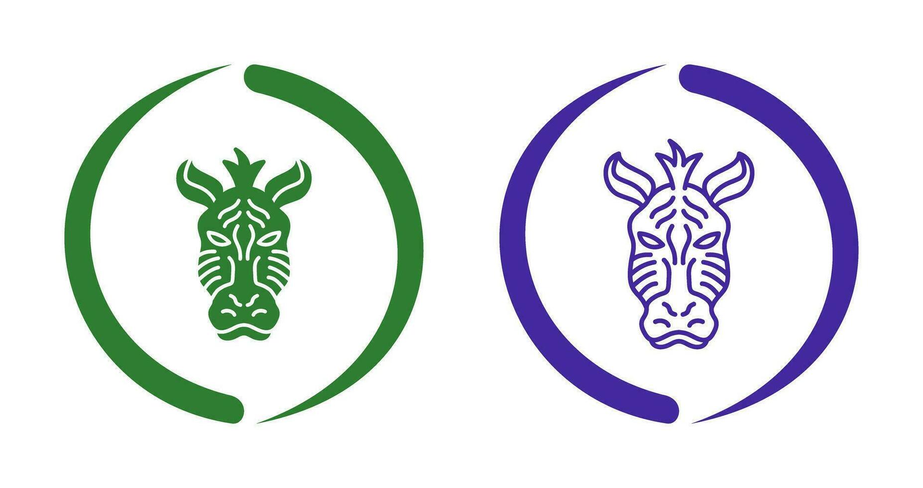Zebra Vector Icon