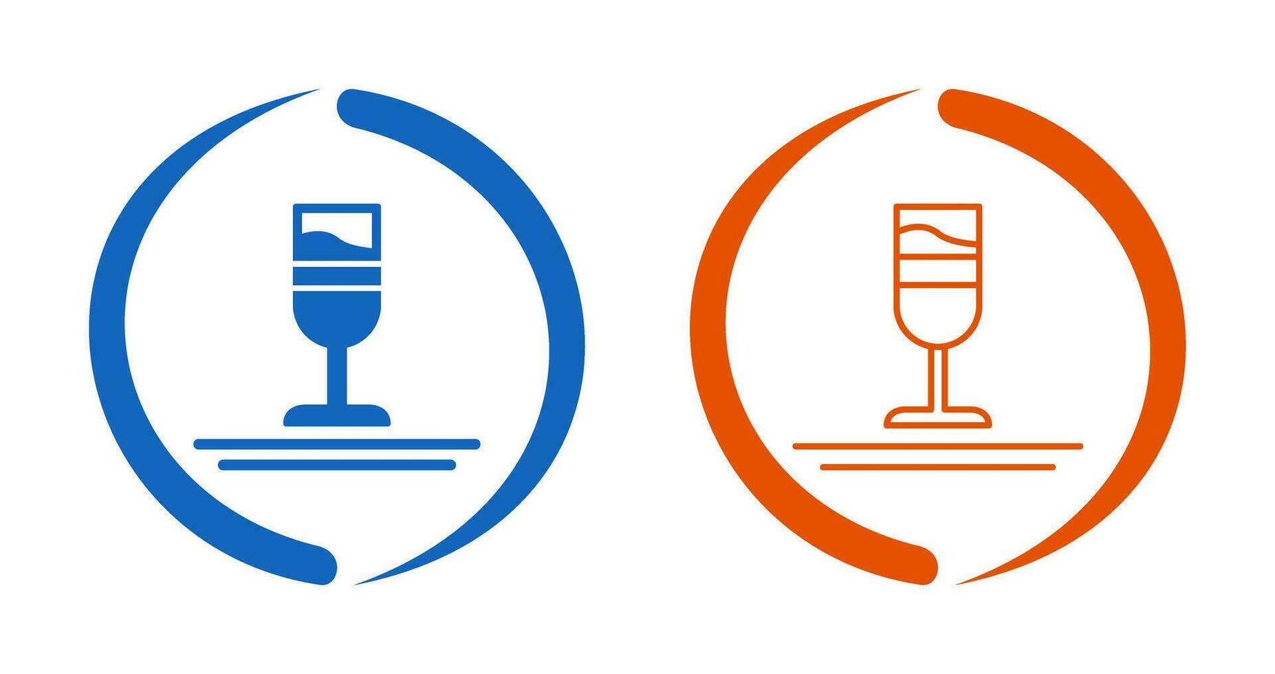 Rainbow Drink Vector Icon