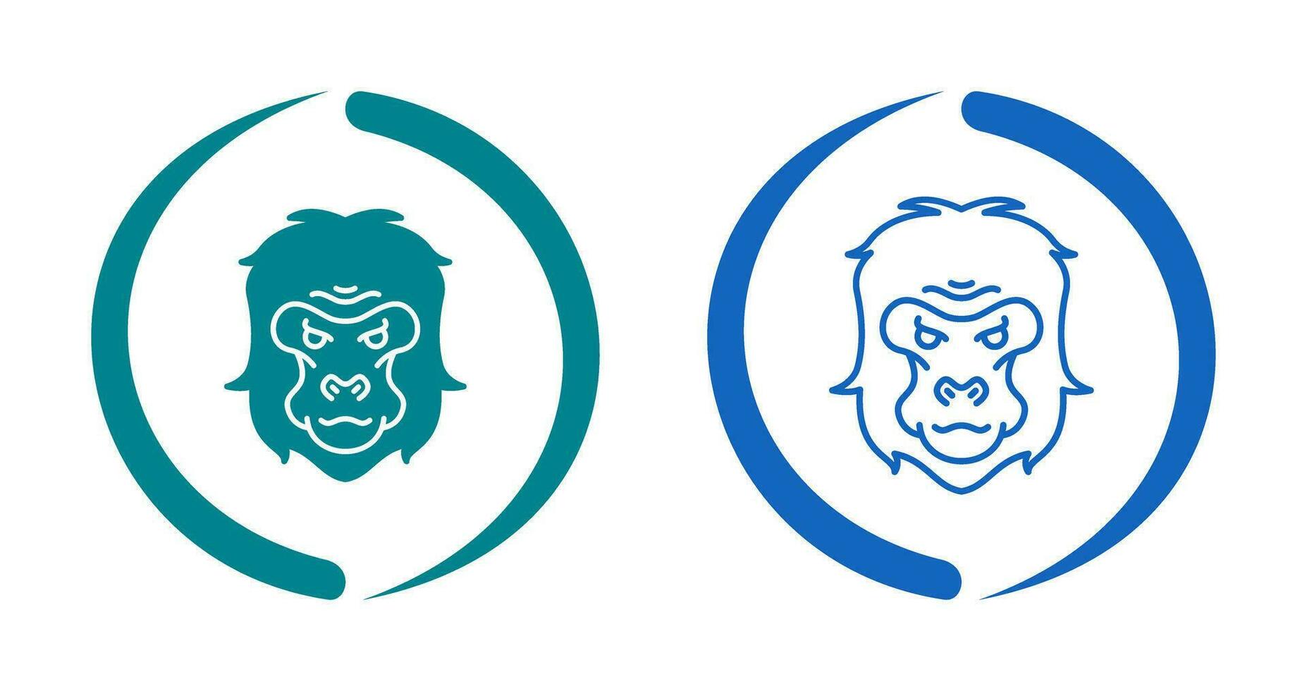 Gorilla Vector Icon