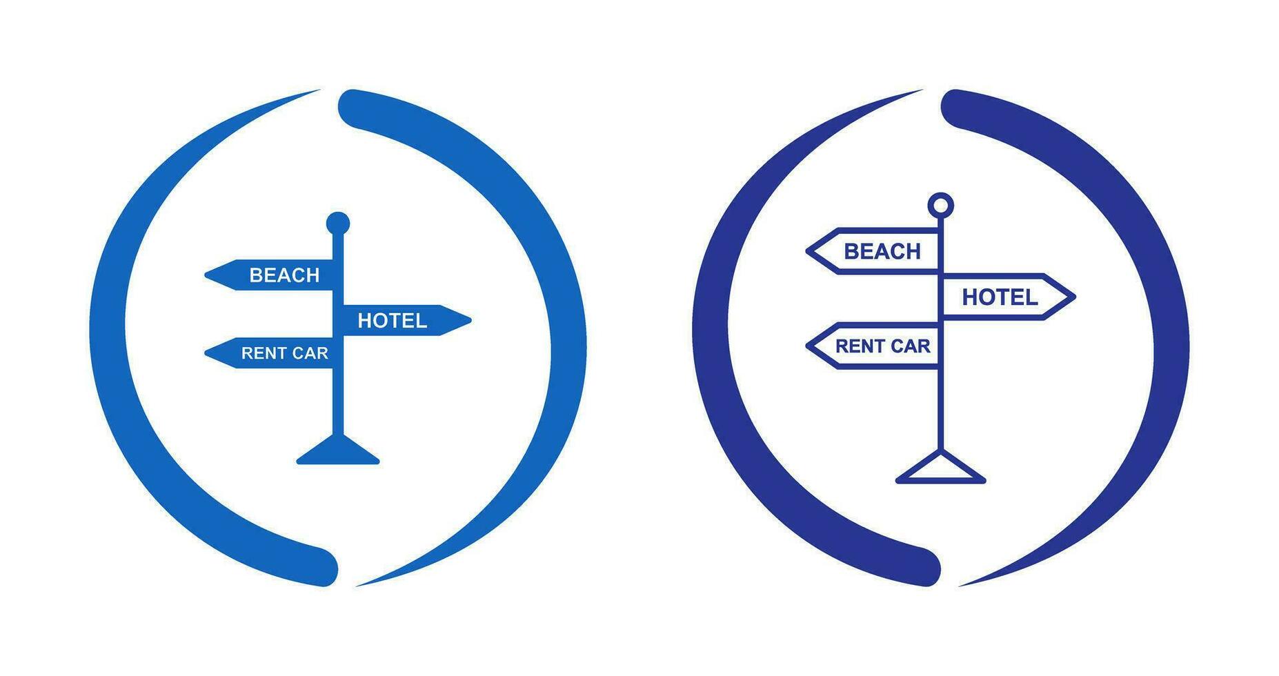 icono de vector de letrero