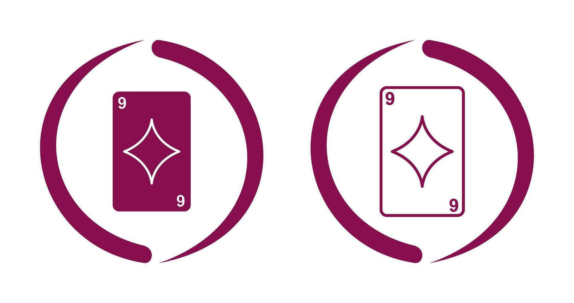 Diamonds Card Vector Icon