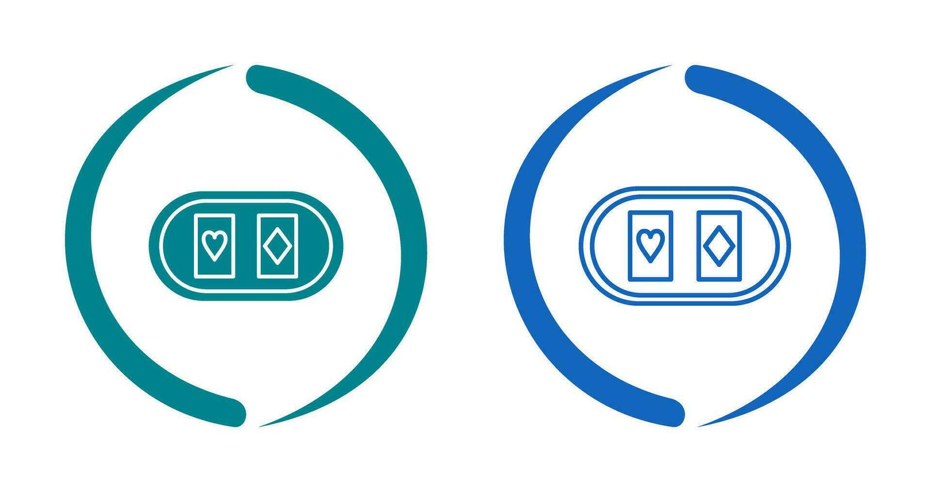 Cards Table Vector Icon