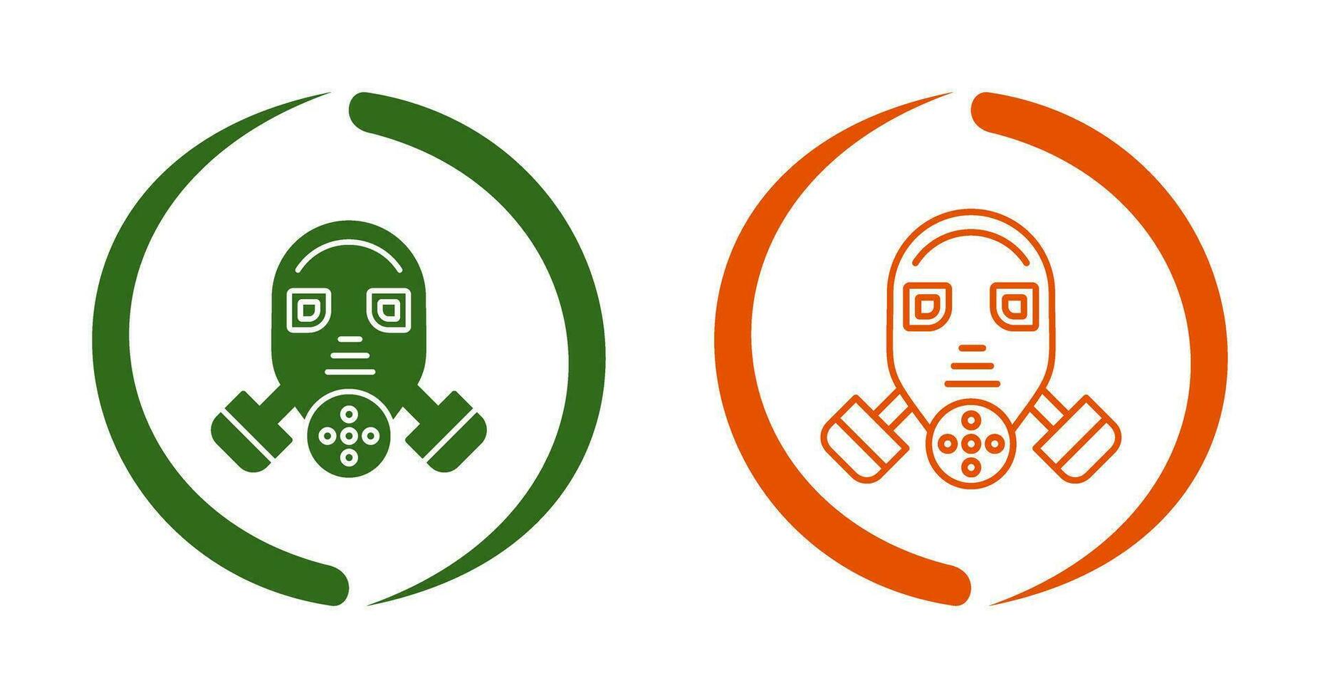 Gas Mask Vector Icon