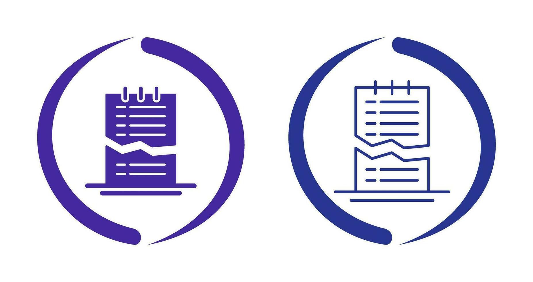 Corrupted List Vector Icon
