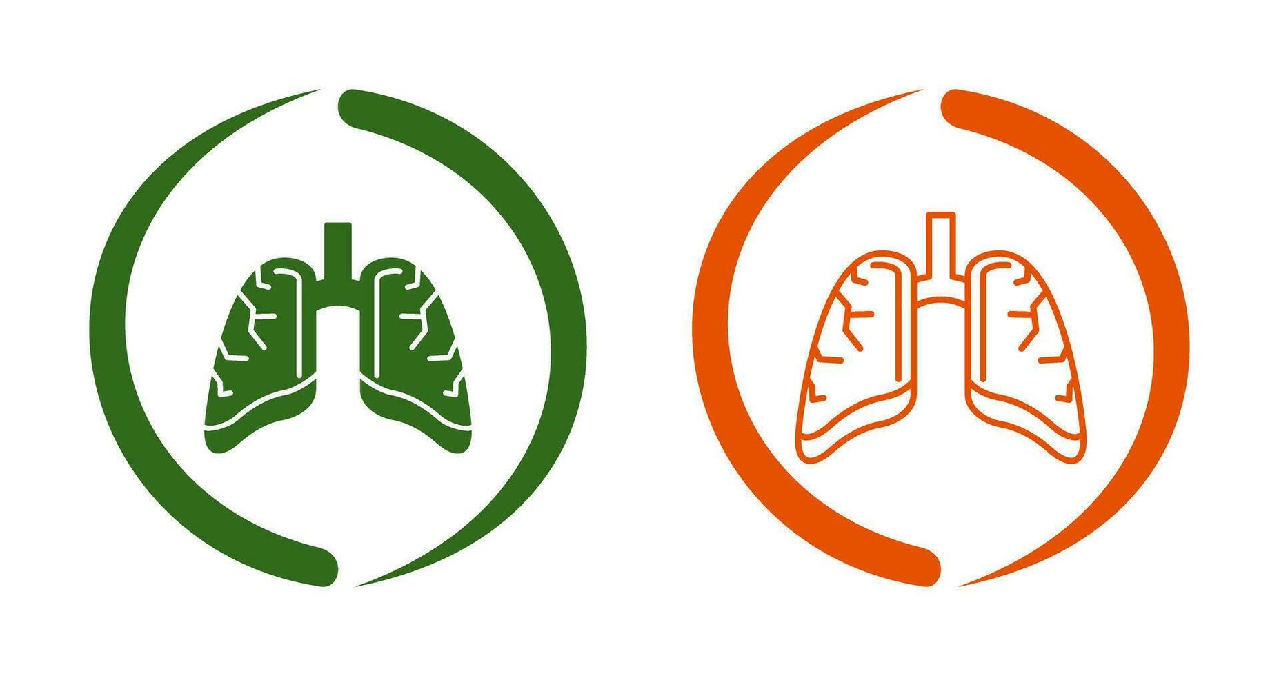 Lungs Vector Icon