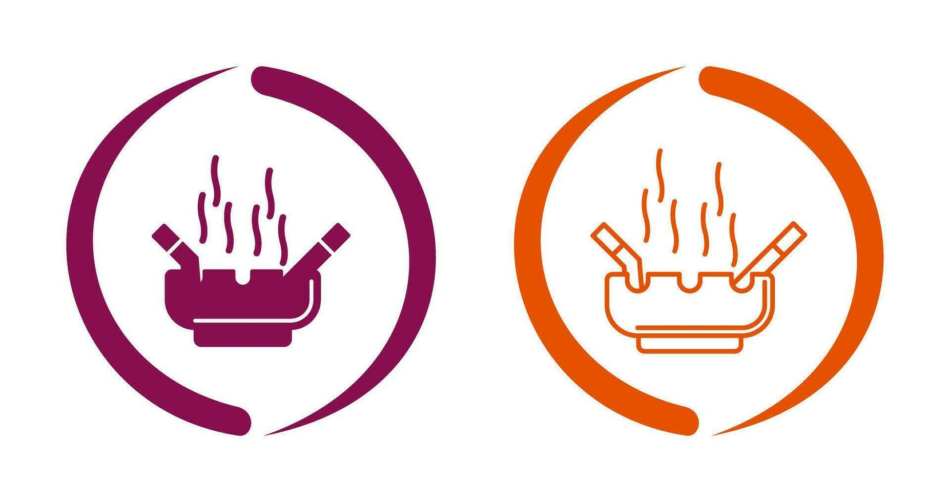 Ashtray Vector Icon