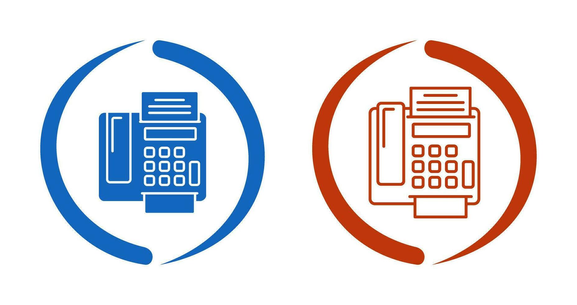 fax Machine Vector Icon